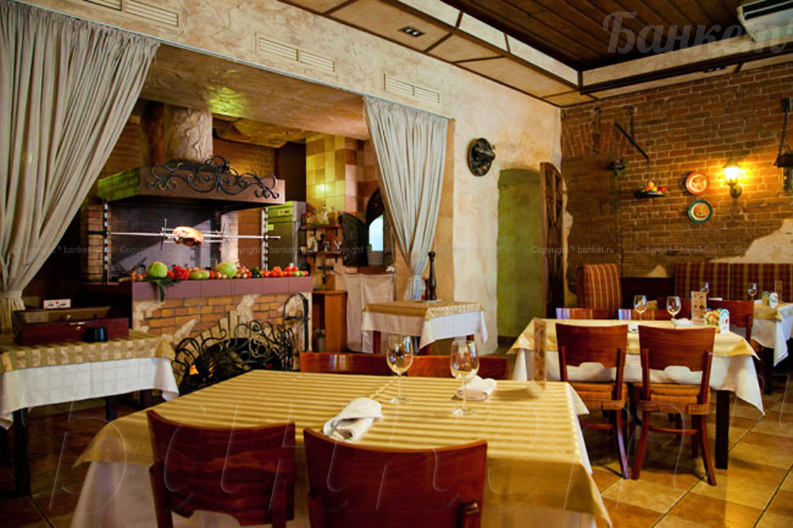 Ресторан Bevitore — Основной зал, фото банкетного зала