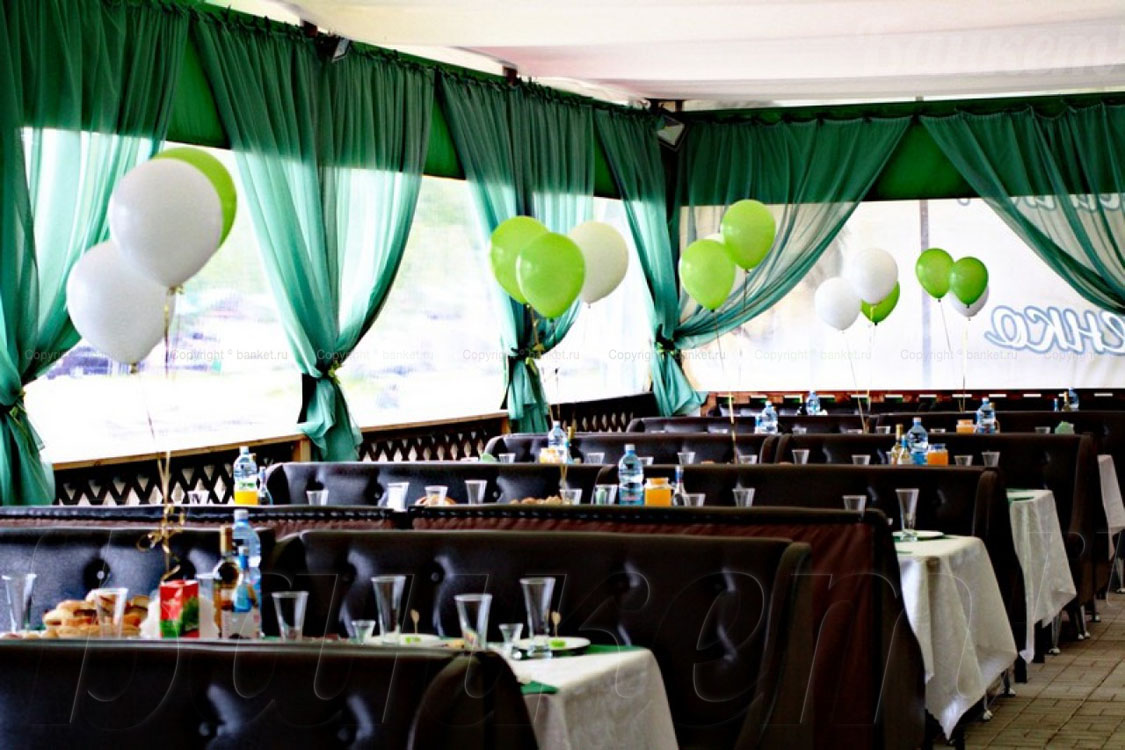 Летняя веранда — банкетный зал Кафе Адмирал, фото