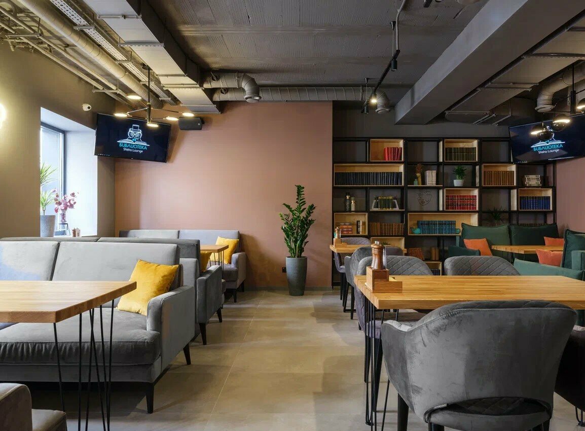 Зал — Библиотека Shisha Lounge