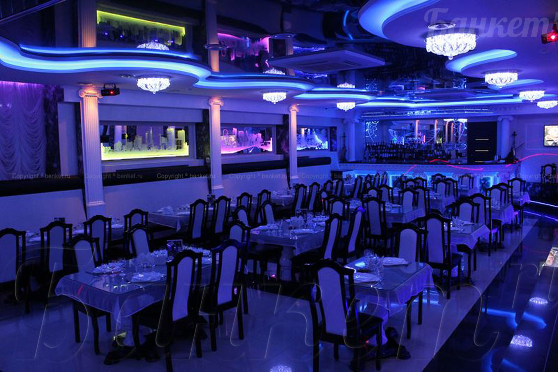 Ресторан Crown — Основной зал, фото банкетного зала