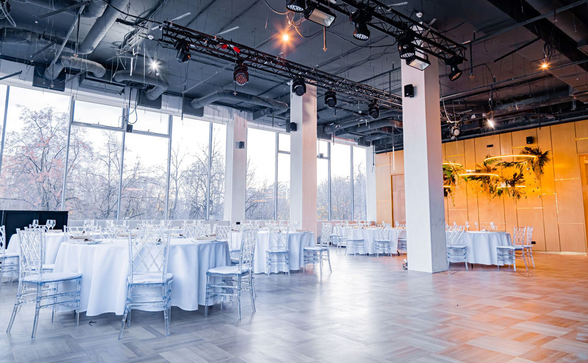 Москвич event hall — Основной зал, фото банкетного зала