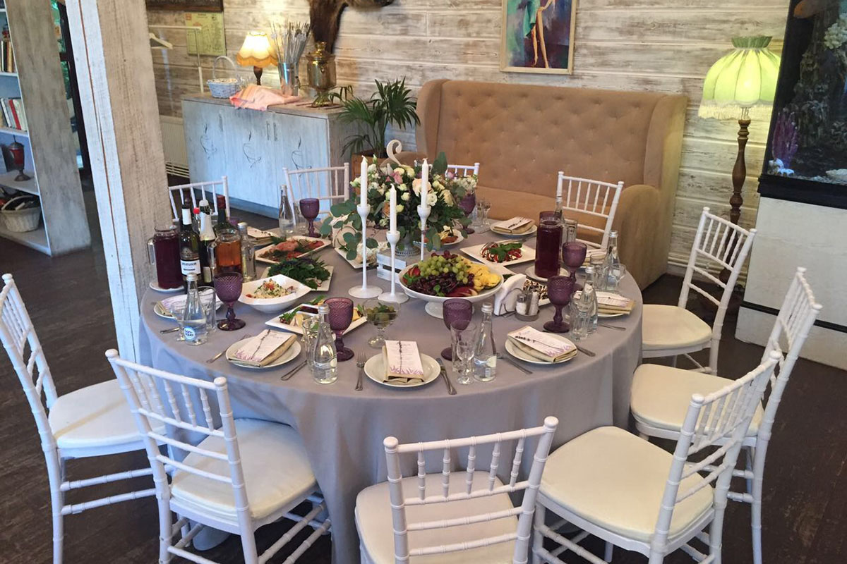 Кафе Усадьба — Основной зал, фото банкетного зала