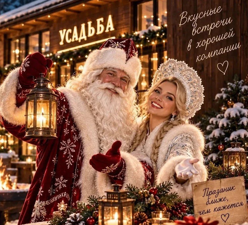 Встреча Нового 2027 года в Кафе Усадьба — фото 1