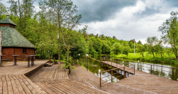 Охотничий домик Колыба — интерьер зала