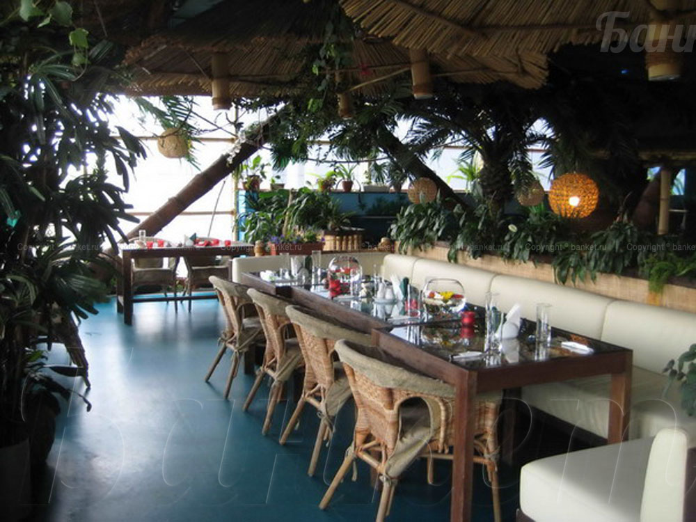 Основной зал — Тропик-бар Гамак