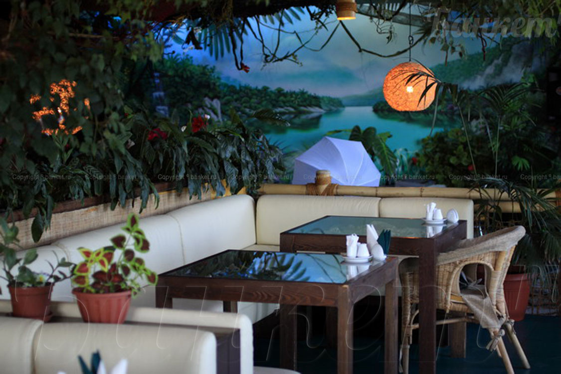 Основной зал — Тропик-бар Гамак