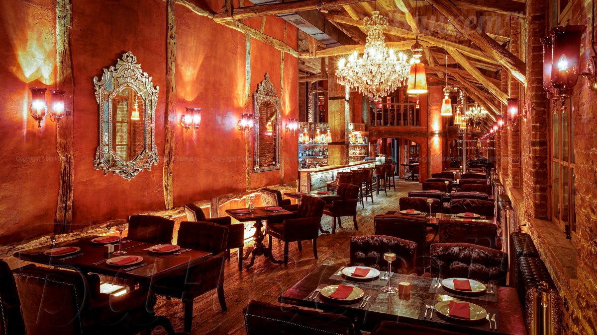 Каминный зал — Ресторан Бочка