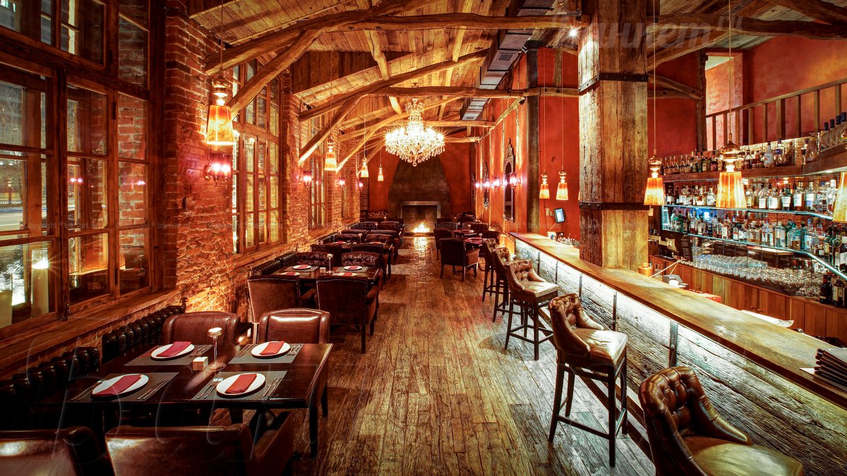 Каминный зал — Ресторан Бочка