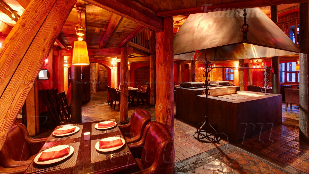 Зал с мангалом — фото 5