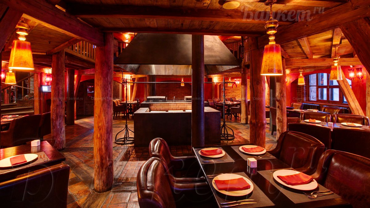 Зал с мангалом — фото 6