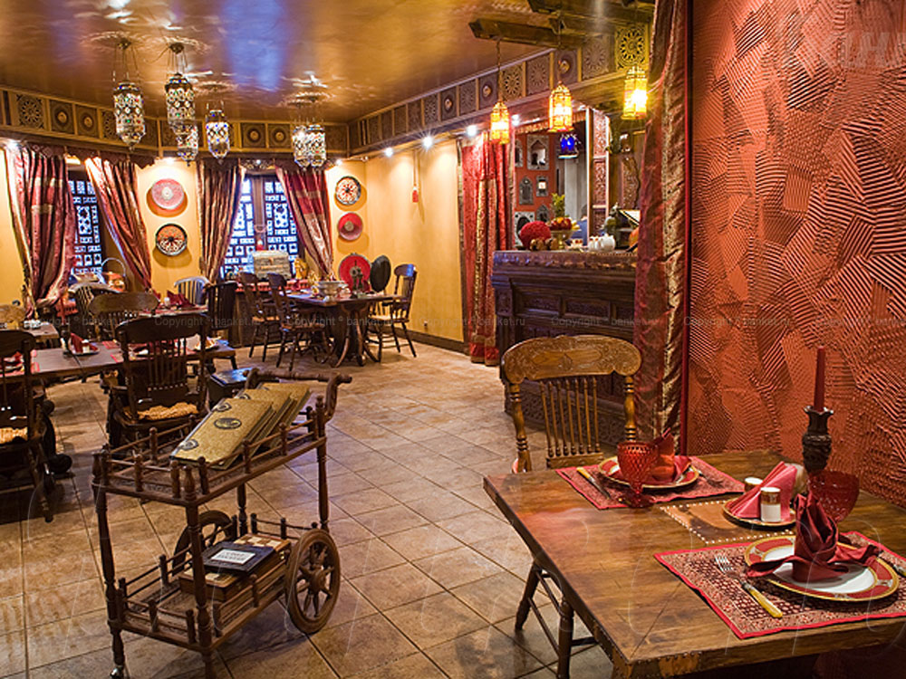 Ресторан Малабар — Основной зал, фото банкетного зала