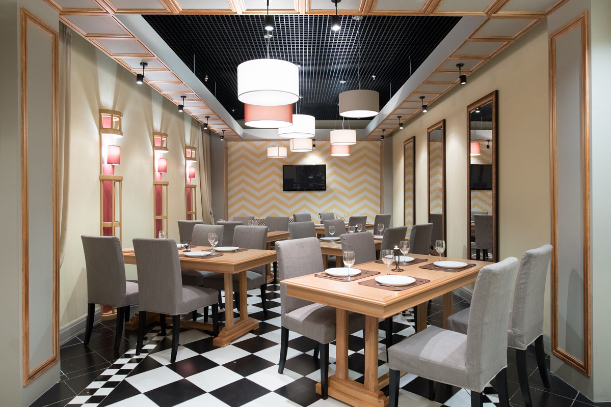 Ресторан Лимончелла — Банкетный зал, фото банкетного зала