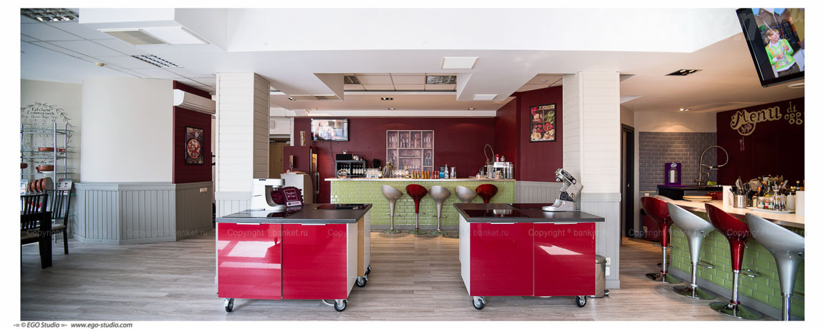 Зал 1 — банкетный зал Кулинарная студия Accademia del Gusto, фото