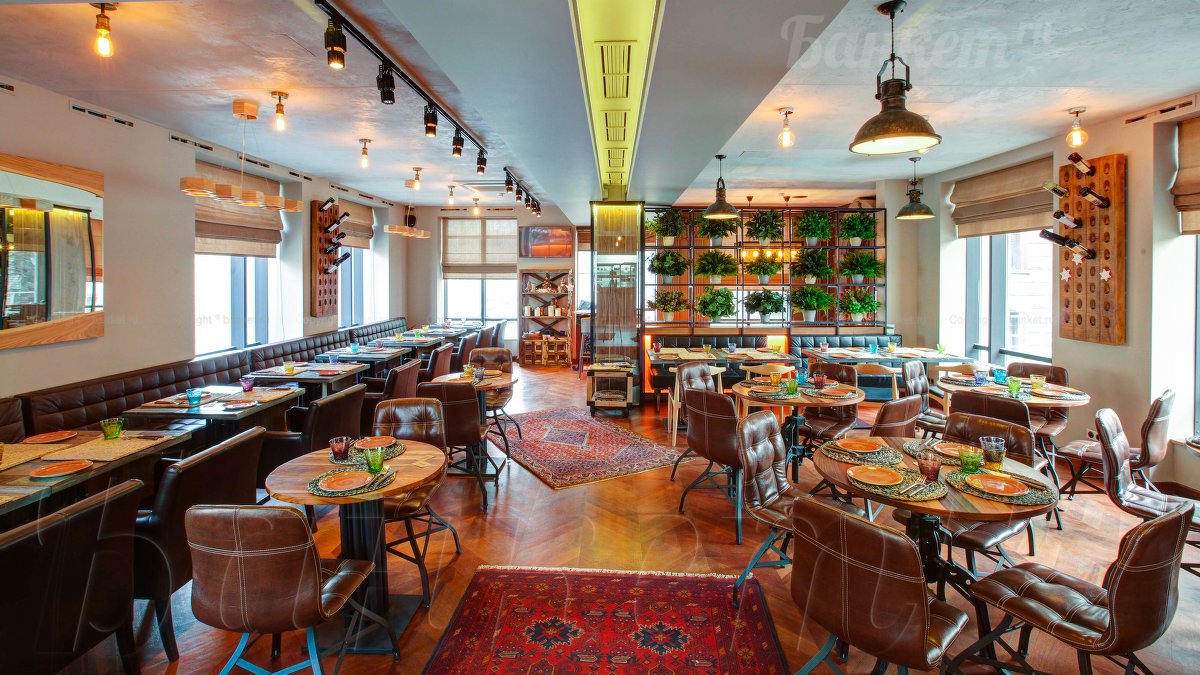 Ресторан Грузин — Зал 1, фото банкетного зала