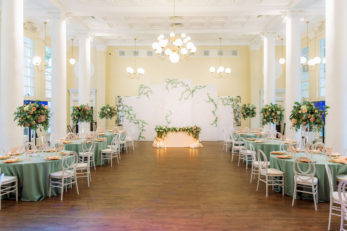 Villa Politica / Вилла Политика — Большой банкетный зал, фото банкетного зала