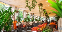 Летняя веранда — интерьер зала