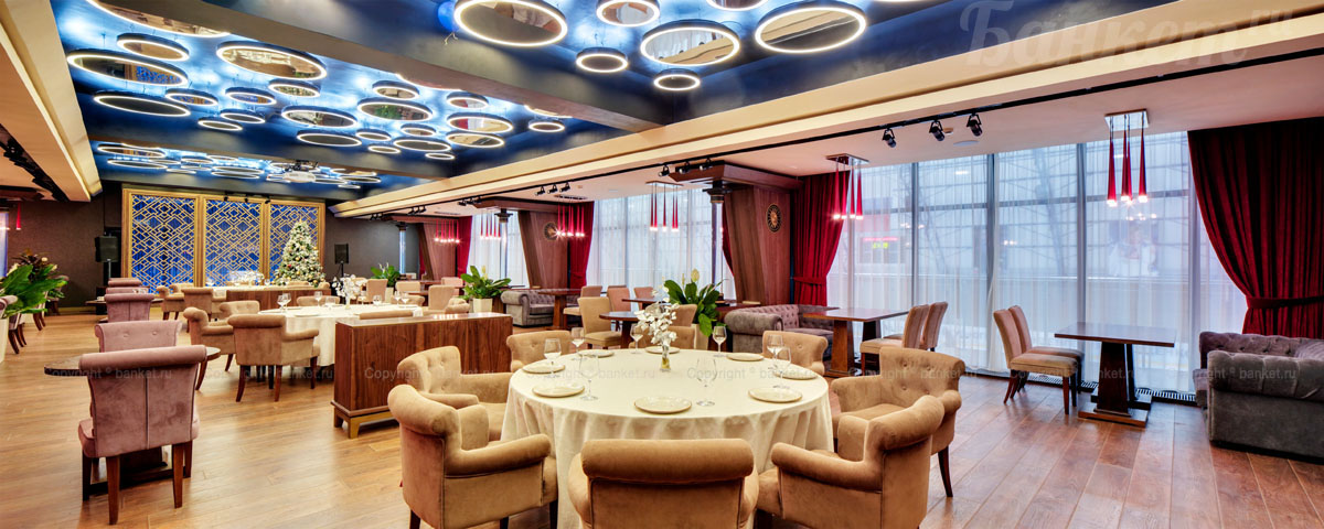 Основной зал — Банкетный зал комплекса Аминьевские бани