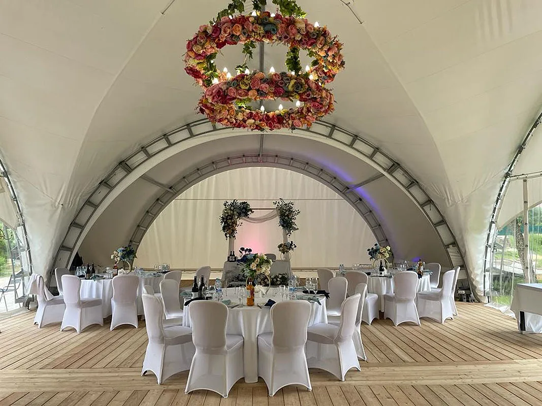 Шатер Картмазовские пруды — банкетный зал Eventner, фото