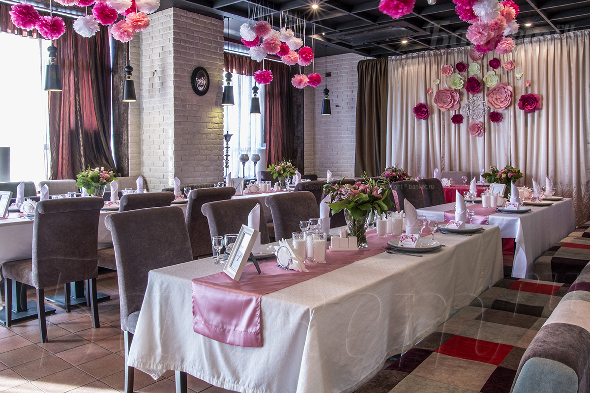 Loft-Кафе Малаша — Основной зал, фото банкетного зала