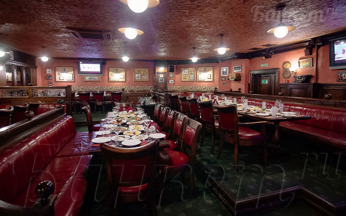 Паб Ben Hall — Основной зал, фото банкетного зала