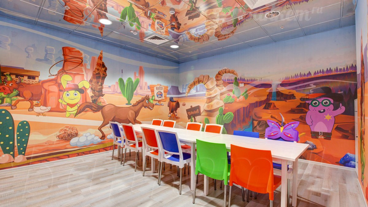 Семейный парк развлечений Zамания — Дикий запад, фото банкетного зала