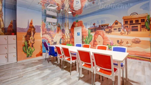 Дикий запад — интерьер зала