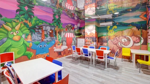 Динозавры — интерьер зала