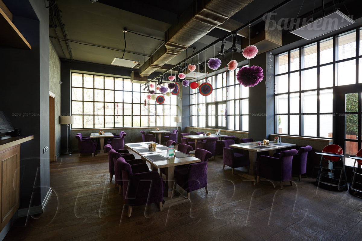 Основной зал — Кафе Сирень