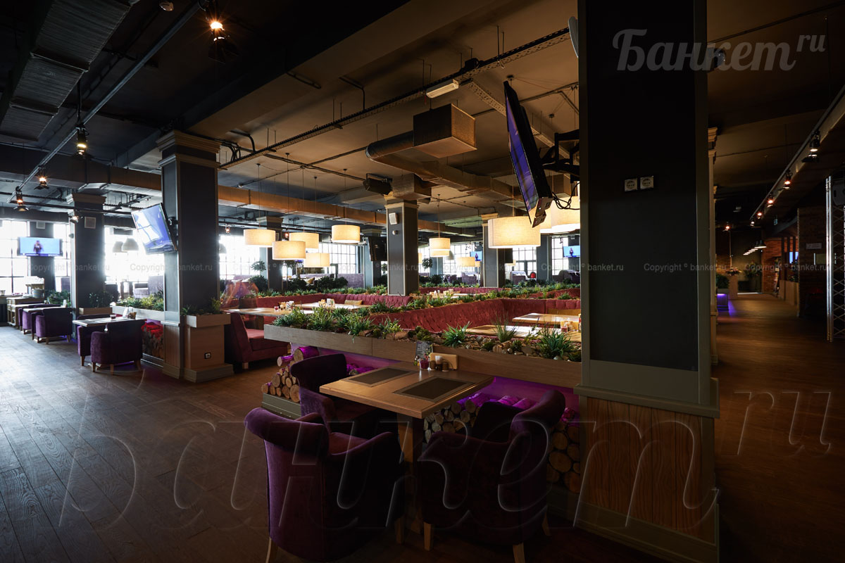 Основной зал — Кафе Сирень