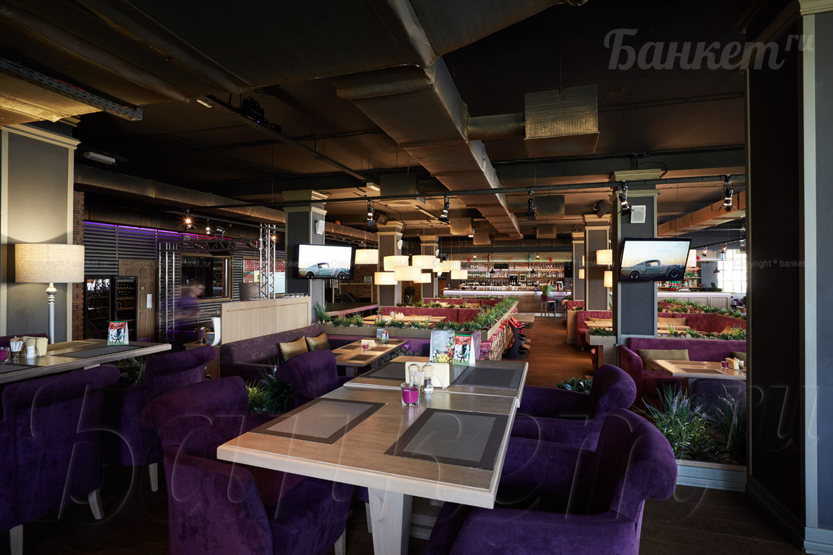 Основной зал — Кафе Сирень