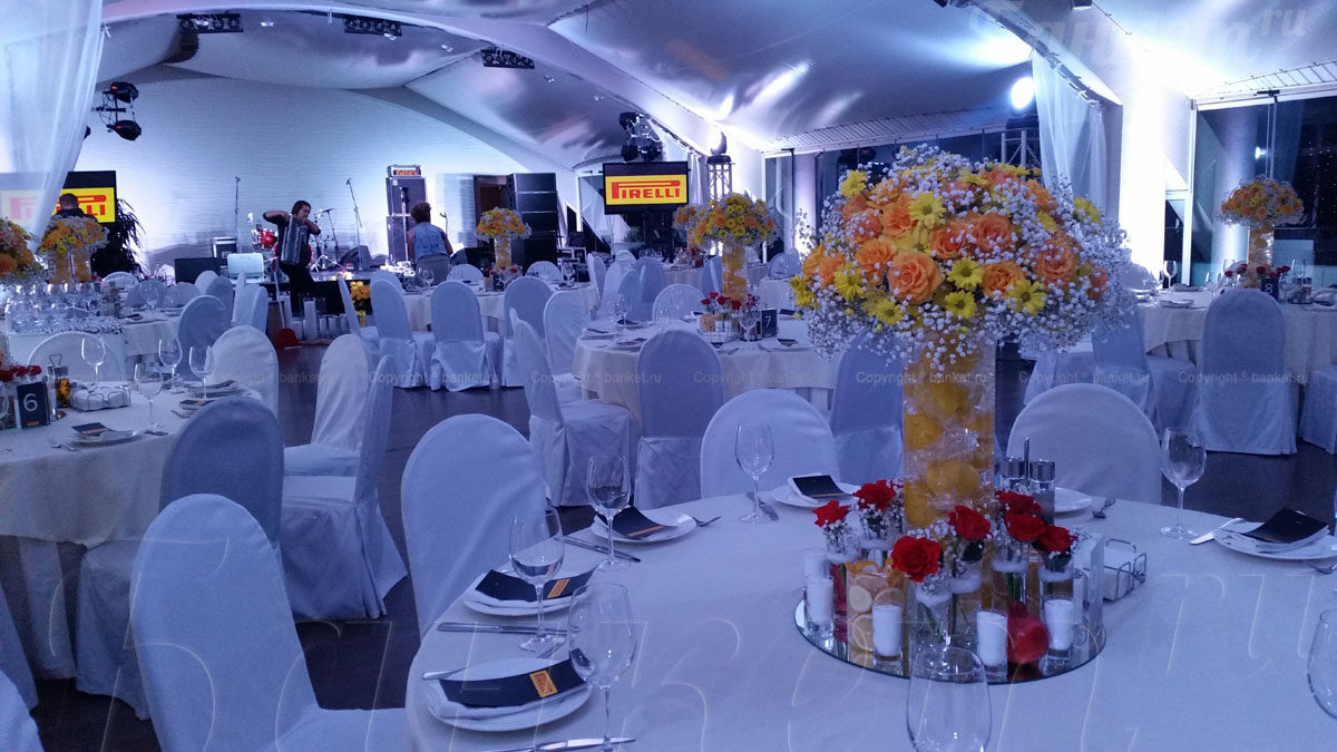 Ресторан Lighthouse — Хрустальный зал, фото банкетного зала