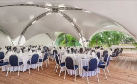 Летний Шатер Арочный — интерьер зала