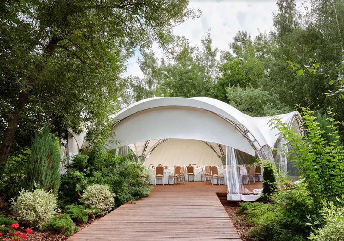 Летний Шатер  Арочный малый — банкетный зал Парк-отель Воздвиженское
