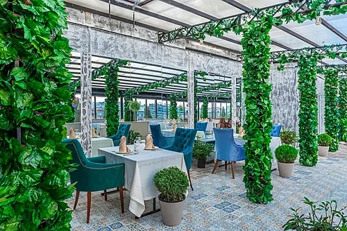 Основной зал — Ресторан Café Bellissima, Москва
