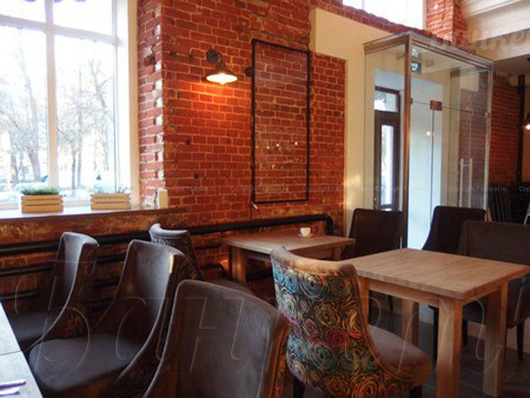 Кофейня-кондитерская Счастье — Основной зал, фото банкетного зала