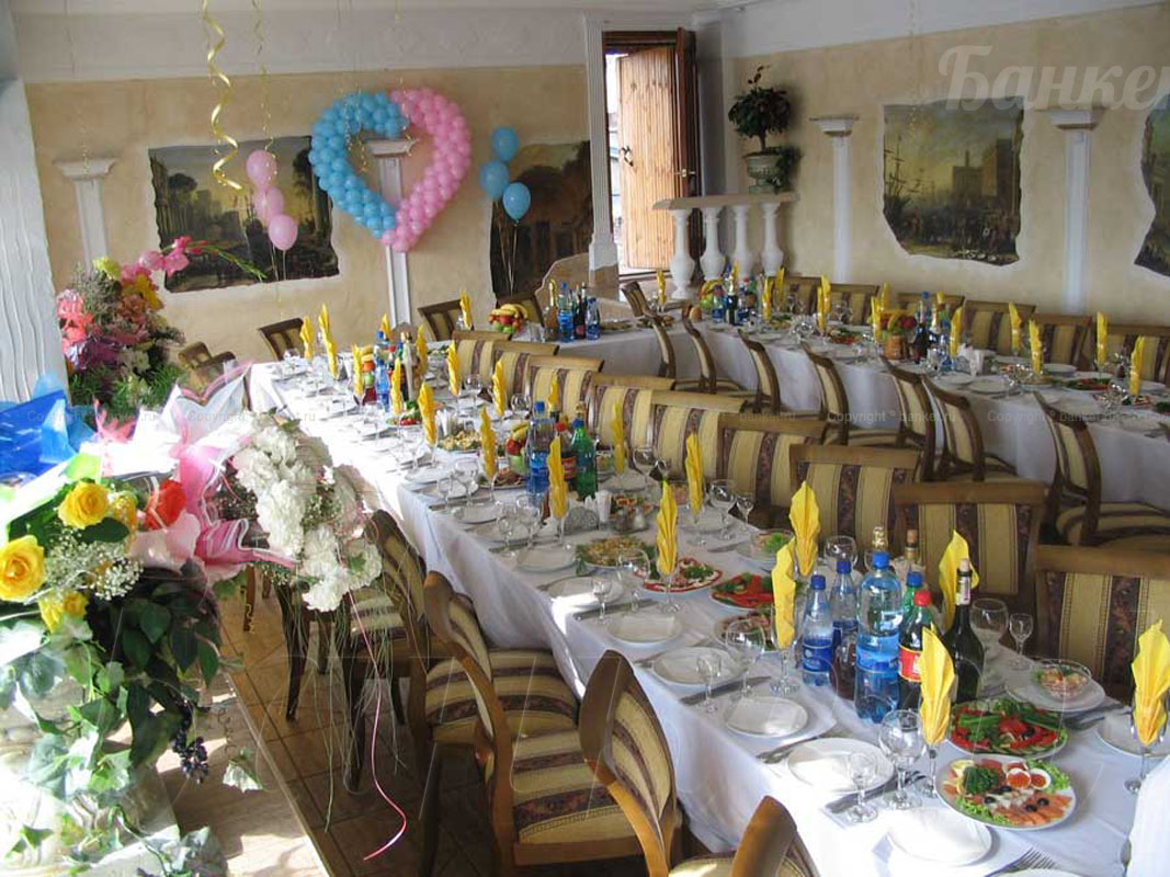 Кафе Фрегат — Банкетный зал Парадный, фото банкетного зала