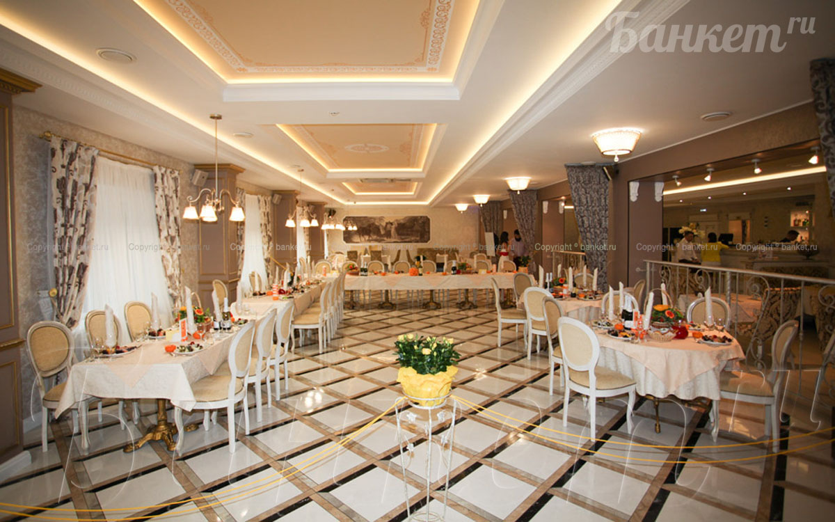 Багратион Холл — Основной зал, фото банкетного зала