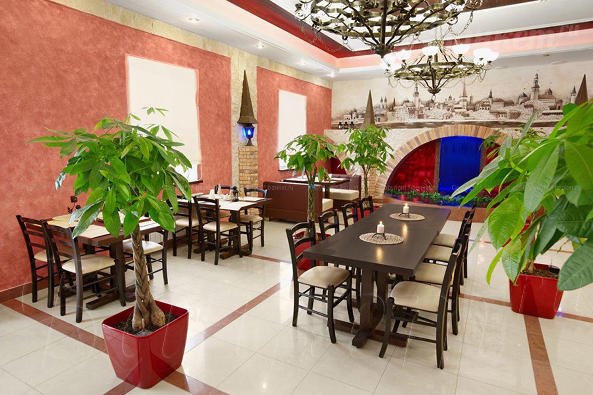 Кафе Карлов мост — Основной зал, фото банкетного зала