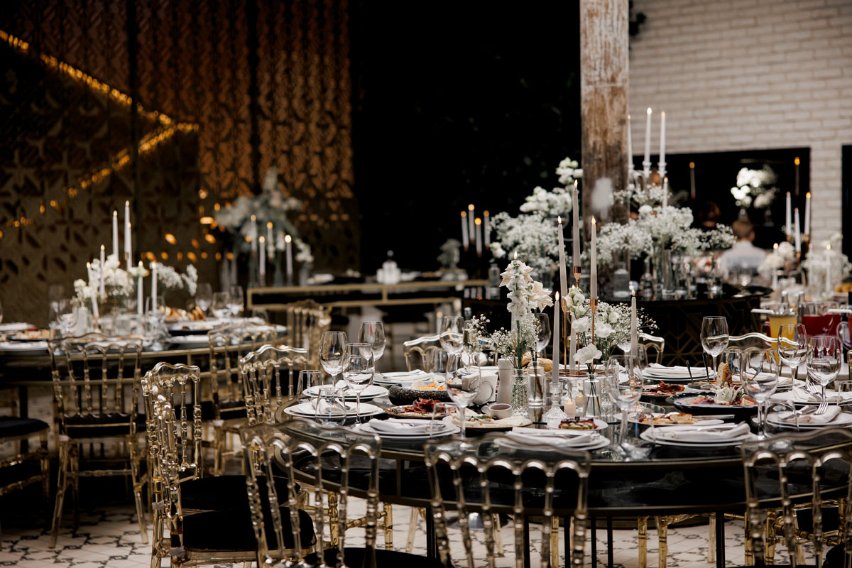 Ресторан Oxus — Банкетный зал 1 этаж, фото банкетного зала