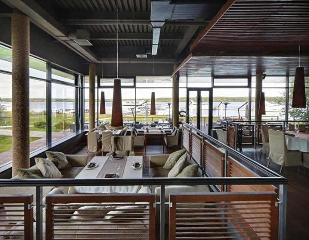 Банкетный зал — Яхт-клуб Галс