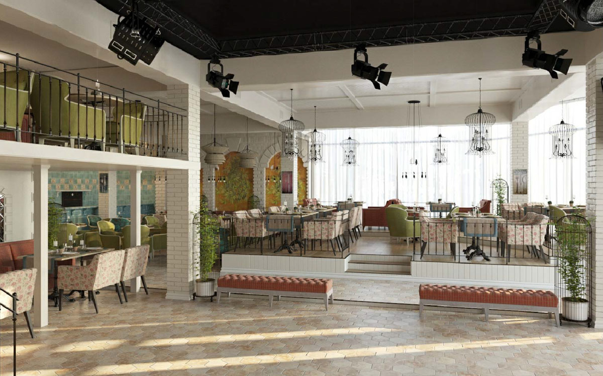 Основной зал — Ресторан Jardin