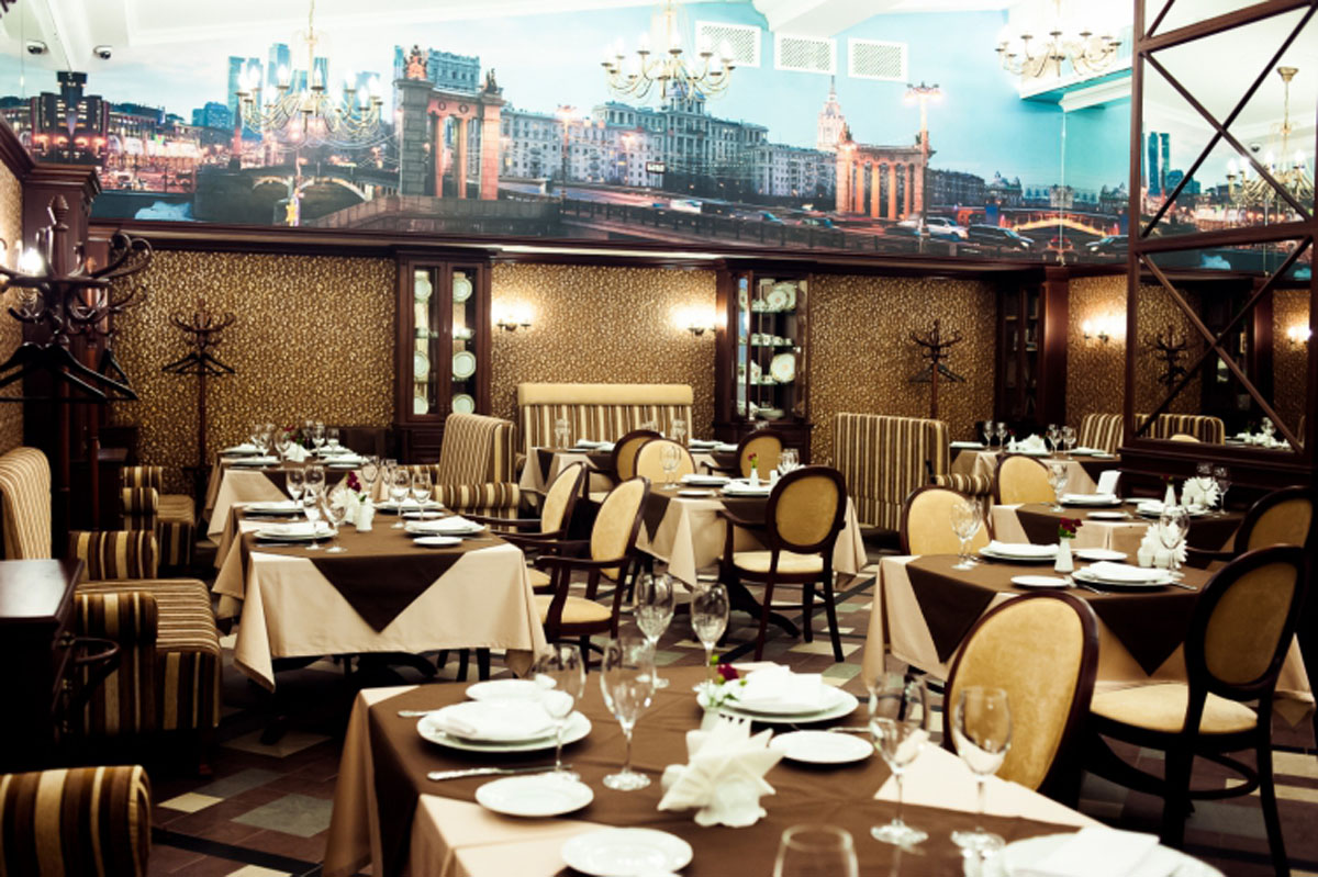 Ресторан Центральный — Основной зал, фото банкетного зала