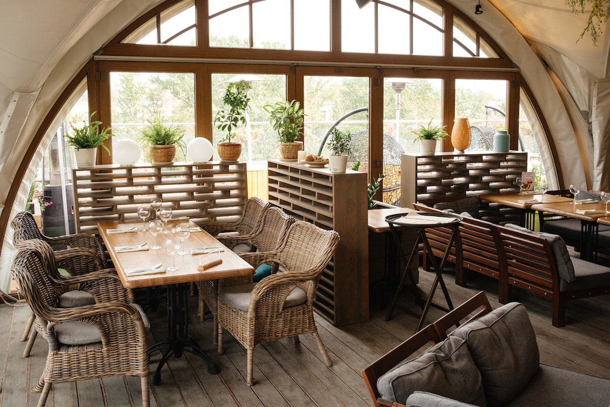 Кафе & Веранда Дирижабль — Основной зал, фото банкетного зала