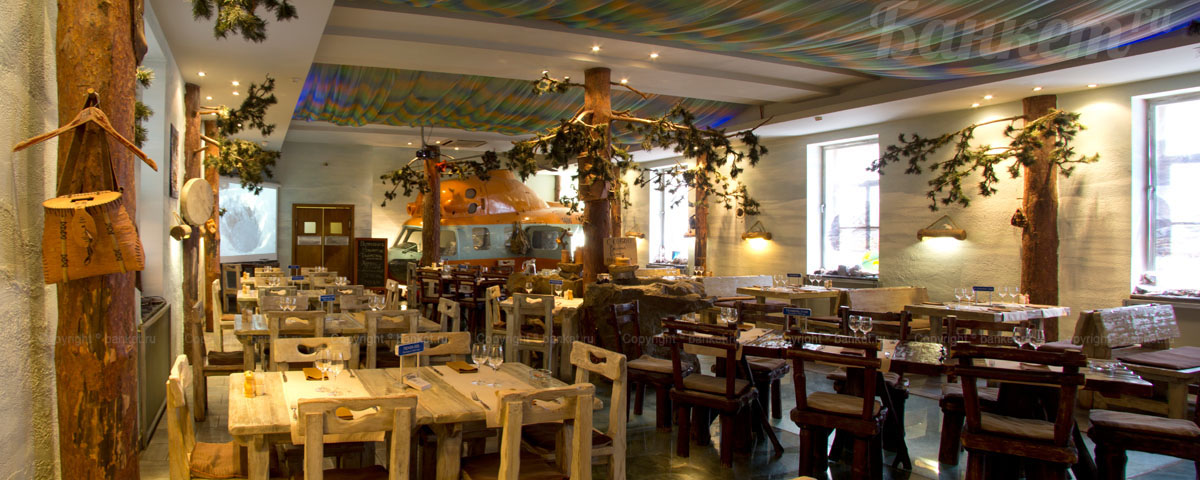 Ресторан Экспедиция — Основной зал, фото банкетного зала