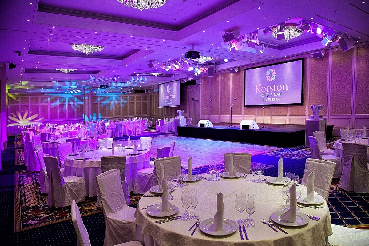 Korston Club Hotel — Бальный зал, фото банкетного зала