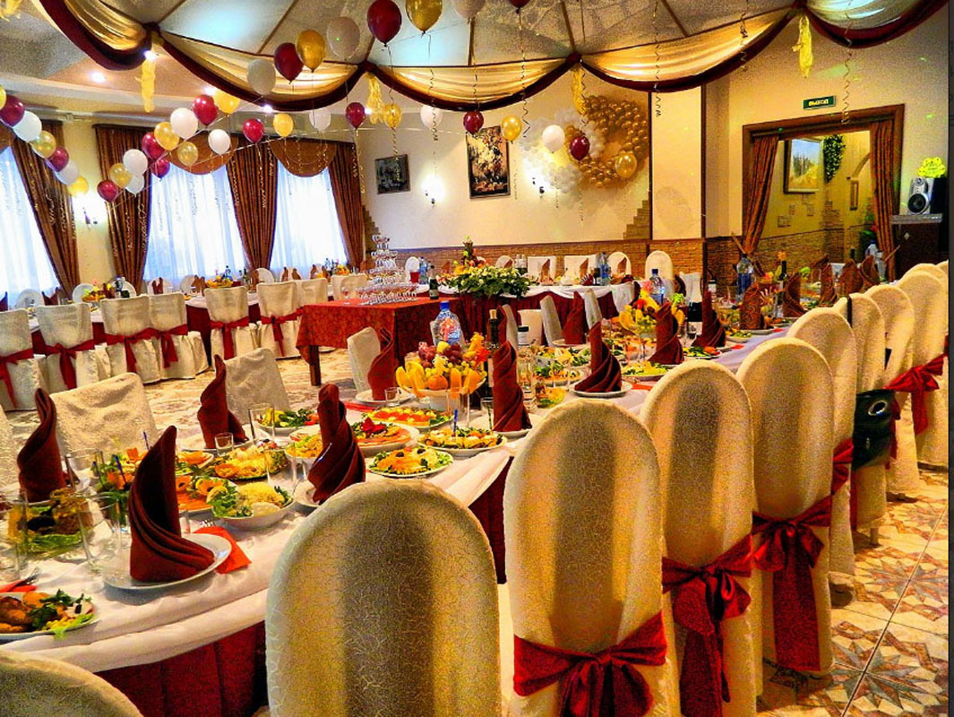 Ресторан Колесо — Основной зал, фото банкетного зала