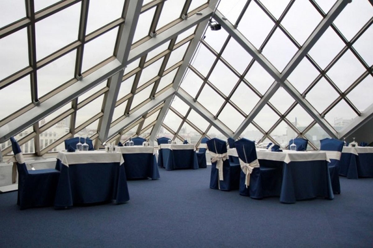 Ресторан Пирамида — Основной зал, фото банкетного зала