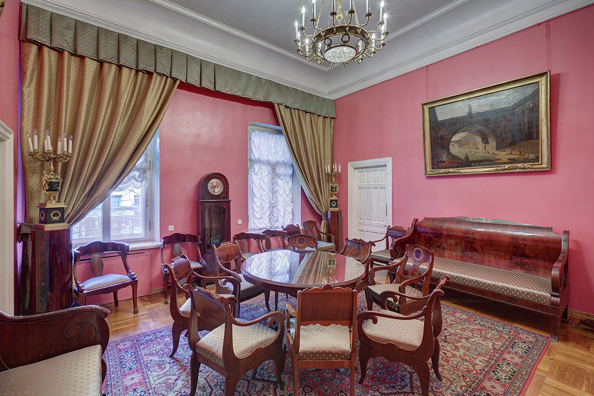 Красная гостиная — Особняк Леман