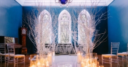 Синяя гостиная — интерьер зала