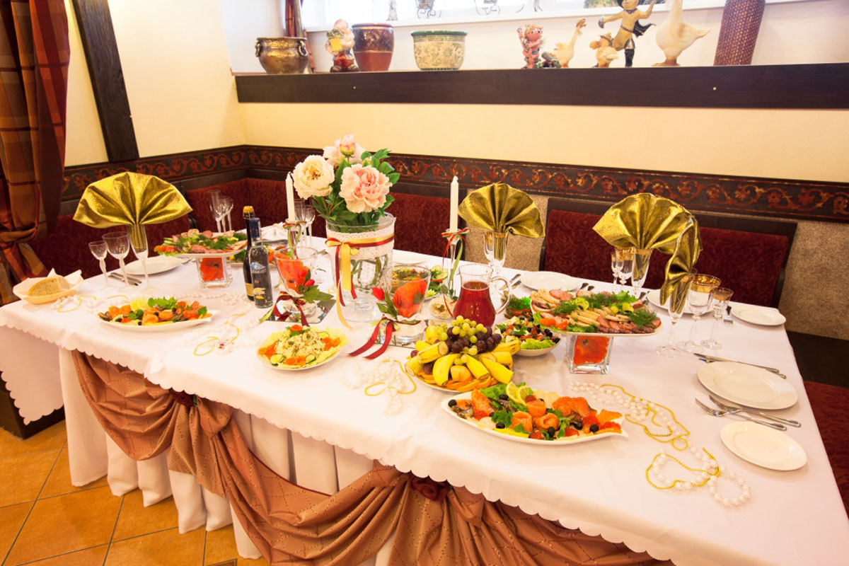 Олива — Основной зал, фото банкетного зала